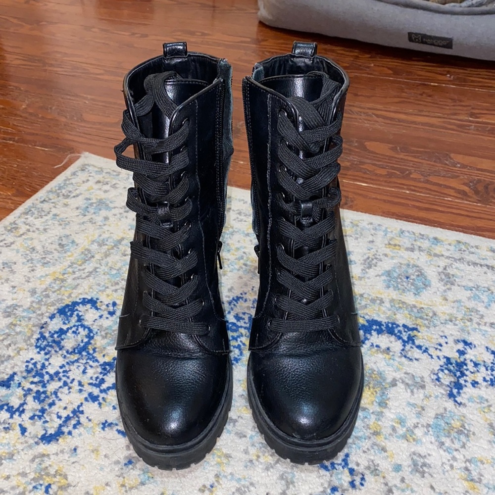 Steve Madden block heels boots